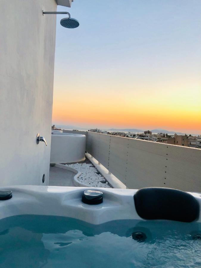 Amazing Suite At Glyfada With Sea View & Jacuzzi 雅典 外观 照片