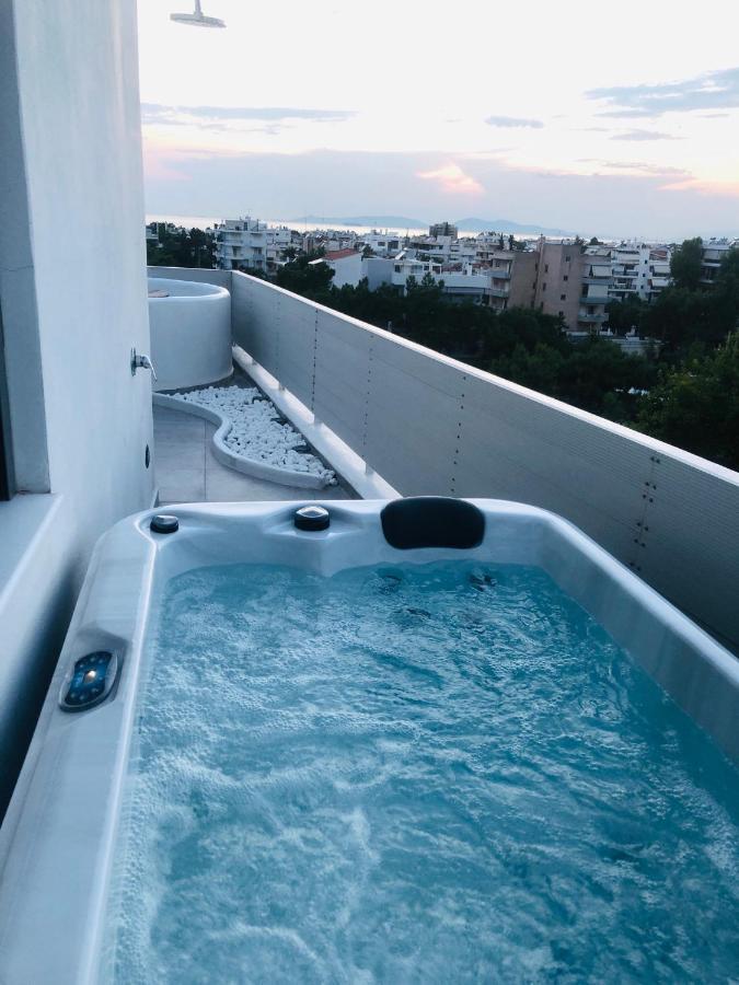 Amazing Suite At Glyfada With Sea View & Jacuzzi 雅典 外观 照片