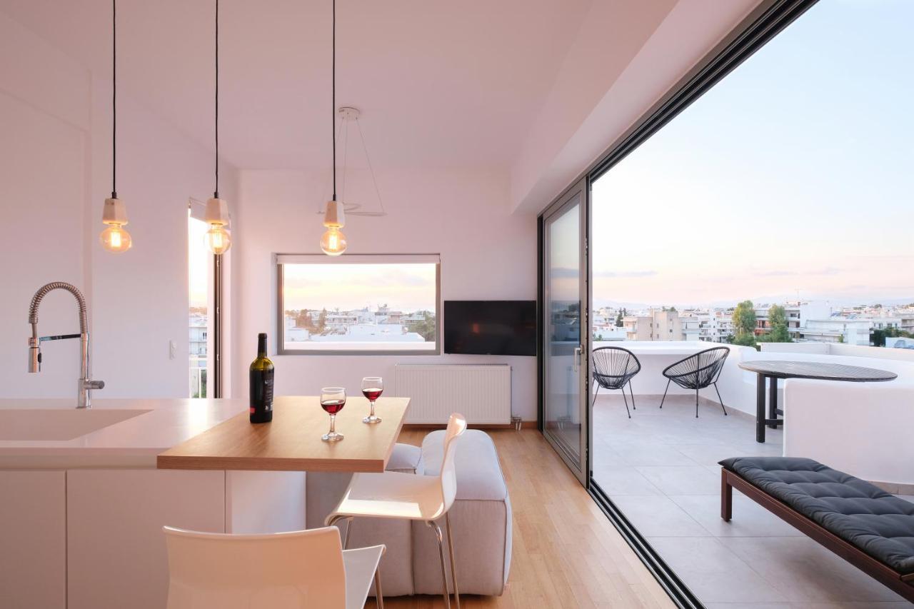Amazing Suite At Glyfada With Sea View & Jacuzzi 雅典 外观 照片